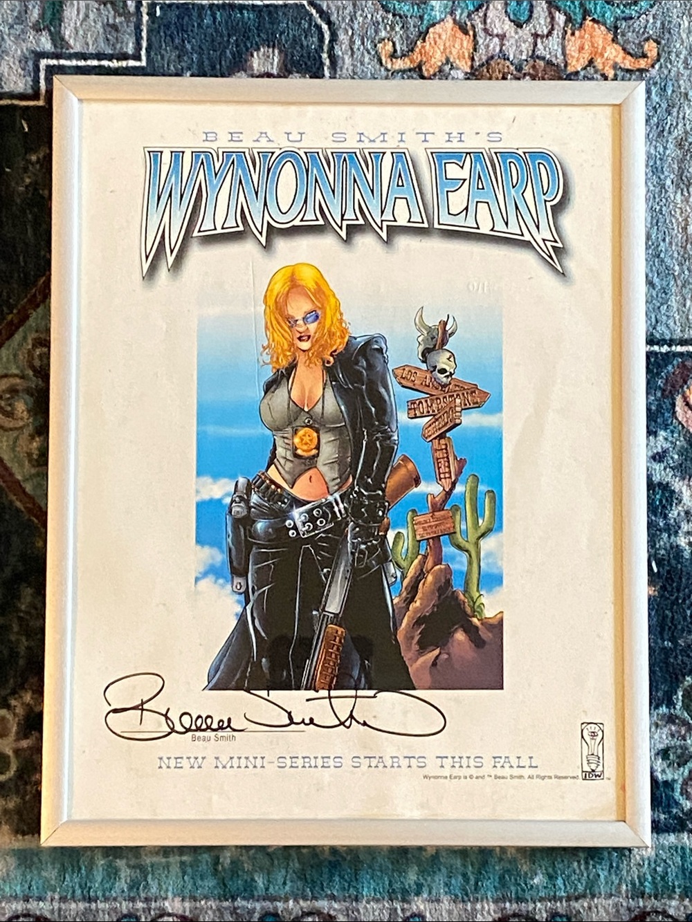 Signed Wynonna Earp Comic Print Poster